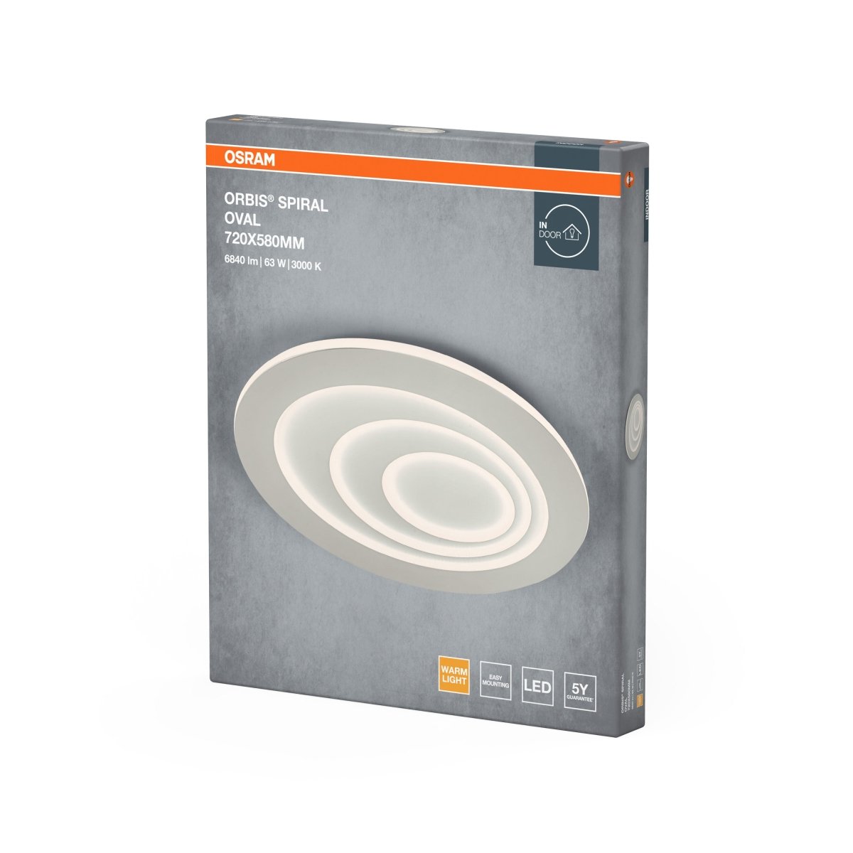 4099854450365 - Spirálové LED stropní svítidlo ORBIS 720 x 580, teplá bílá OSRAM - Stropní svítidlo - LEDVANCE e - shop