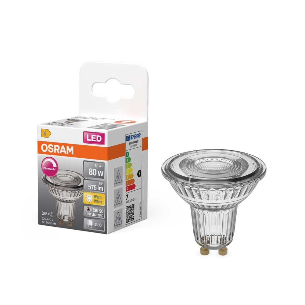 Stmívatelná LED bodovkaU10 8,3 W, teplá bílá OSRAM