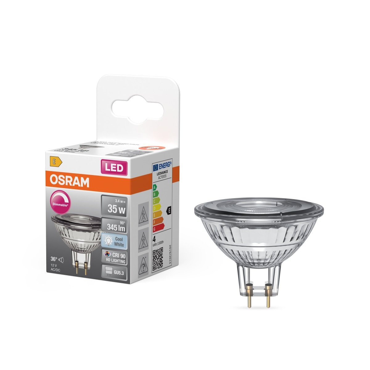 4099854456879 - Stmívatelná LED bodovkaU5.3 5 W HD SUPERSTAR, studená bílá OSRAM - Žárovka - LEDVANCE e - shop
