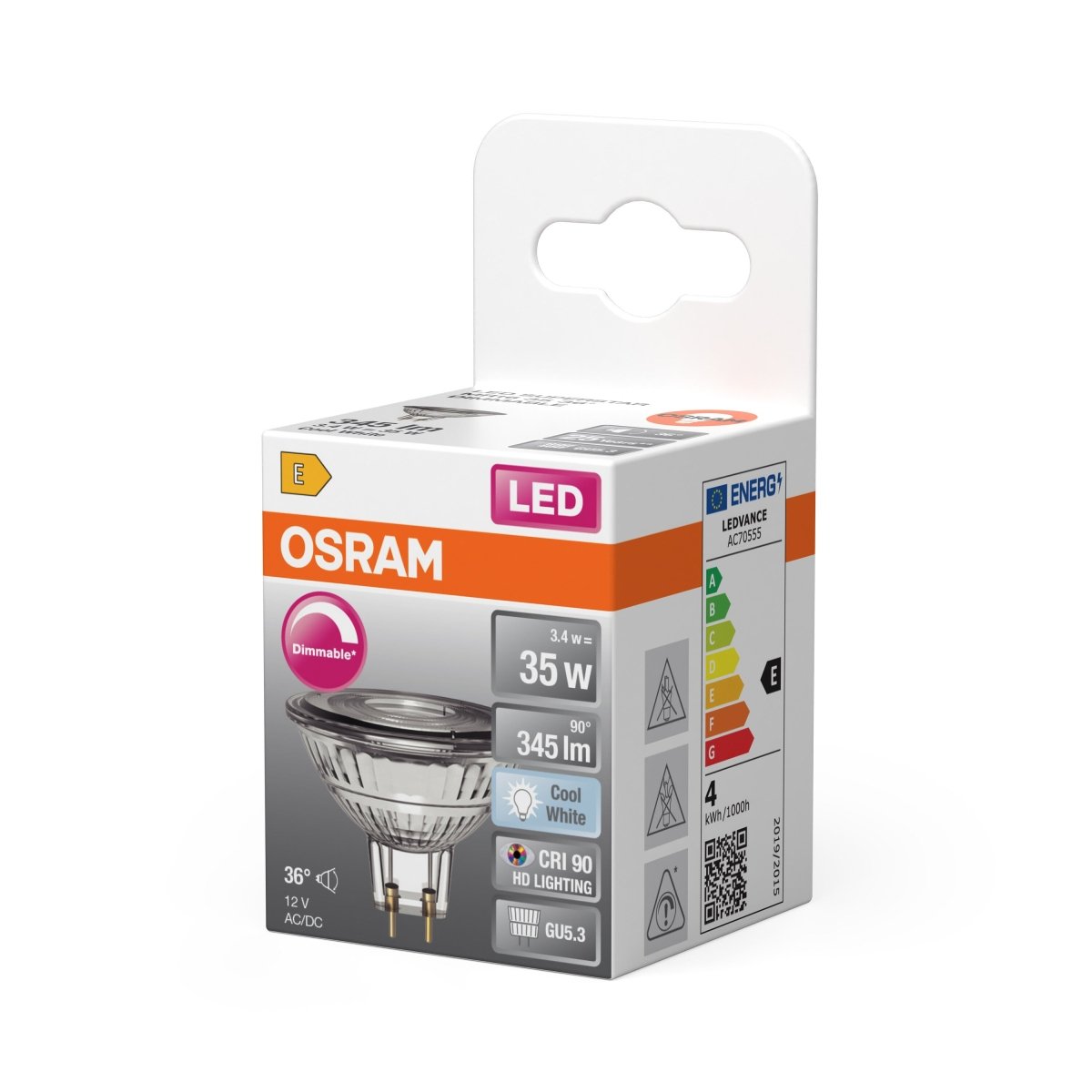 4099854456879 - Stmívatelná LED bodovkaU5.3 5 W HD SUPERSTAR, studená bílá OSRAM - Žárovka - LEDVANCE e - shop
