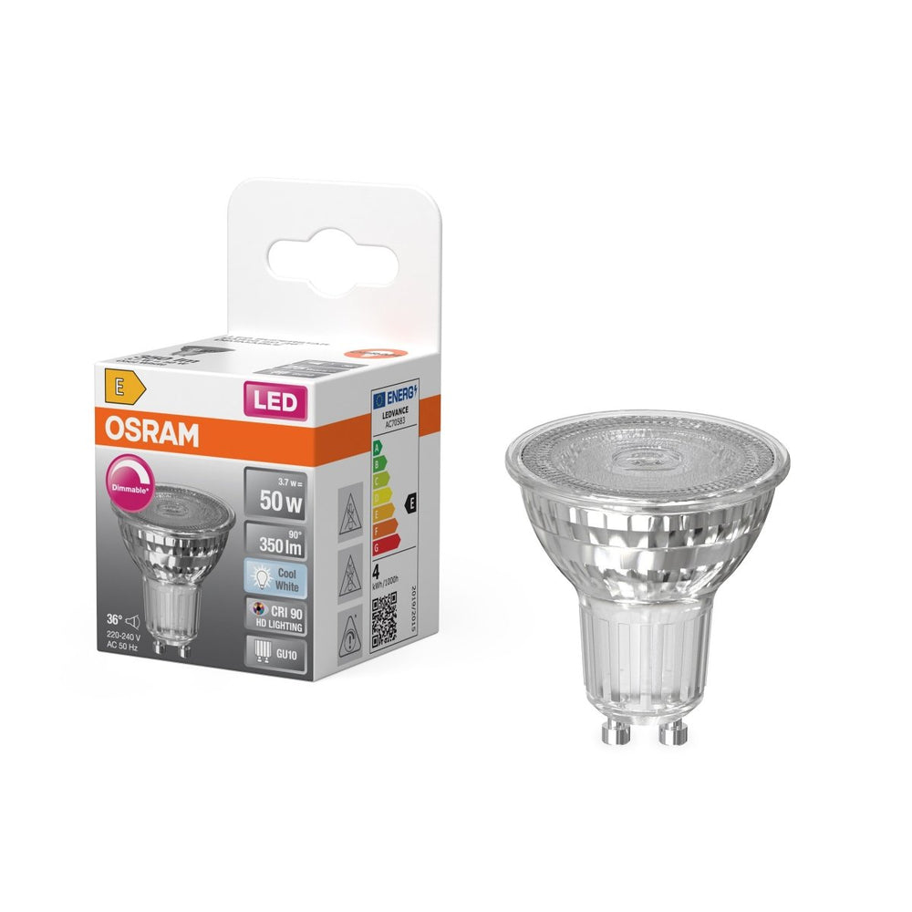Stmívatelná LED HD bodovkaU10 4,5 W SUPERSTAR, studená bílá OSRAM