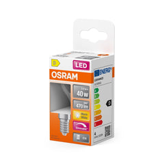 4099854444814 - Stmívatelná LED průhledná žárovka E14 4,8 W CLASSIC P, teplá bílá OSRAM - Žárovka - LEDVANCE e - shop