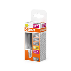 4099854445712 - Stmívatelná LED svíčková žárovka E14 4,8 W CLASSIC B, teplá bílá OSRAM - Žárovka - LEDVANCE e - shop