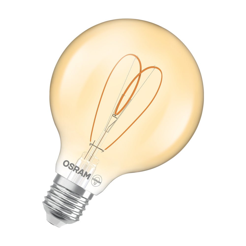 4058075836921 - Stmívatelná LED žárovka zlatá E27 4.9W VINTAGE GLOBE, teplá bílá - Žárovka - LEDVANCE e - shop