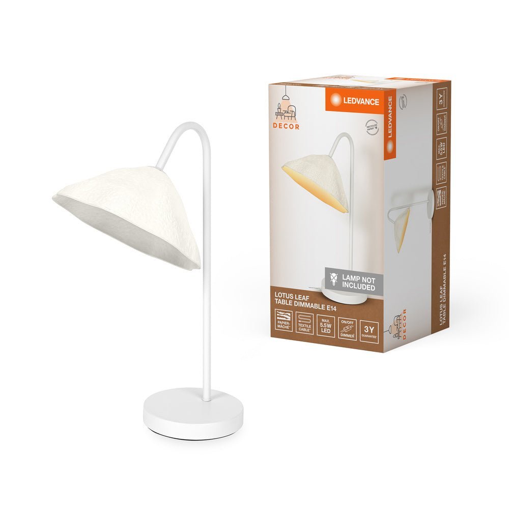 Stmívatelná stolní lampa E14 LOTUS LEAF TABLE