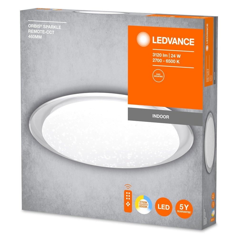 4058075633179 - Stmívatelné LED stropní světlo ORBIS SPARKLE 460 - Stropní svítidlo - LEDVANCE e - shop