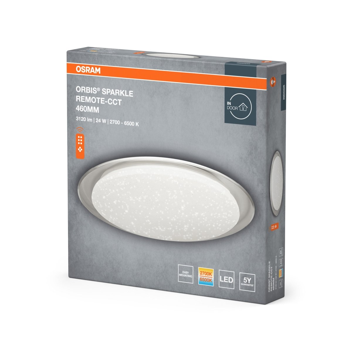 4099854450228 - Stmívatelné LED stropní světlo ORBIS SPARKLE 460 OSRAM - Stropní svítidlo - LEDVANCE e - shop