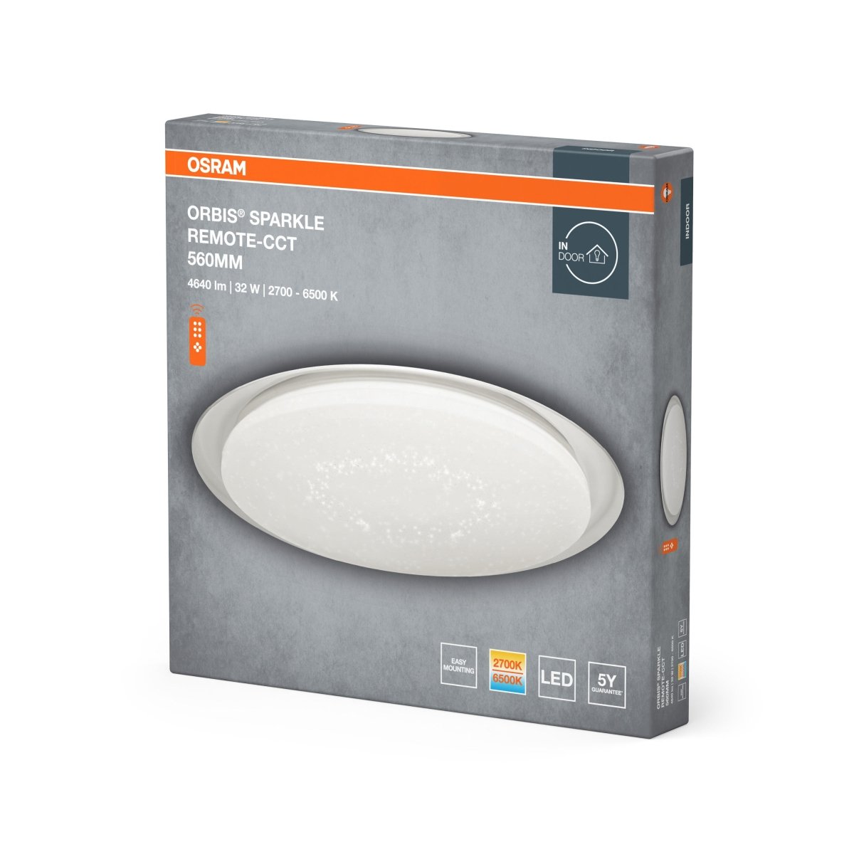 4099854450242 - Stmívatelné LED stropní světlo ORBIS SPARKLE 560 OSRAM - Stropní svítidlo - LEDVANCE e - shop