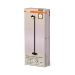 4058075846661 - Stojací lampa Kyoto, 12W, Teplá bílá, Dotykové stmívání, Černá - Czechia LEDVANCE e - shop