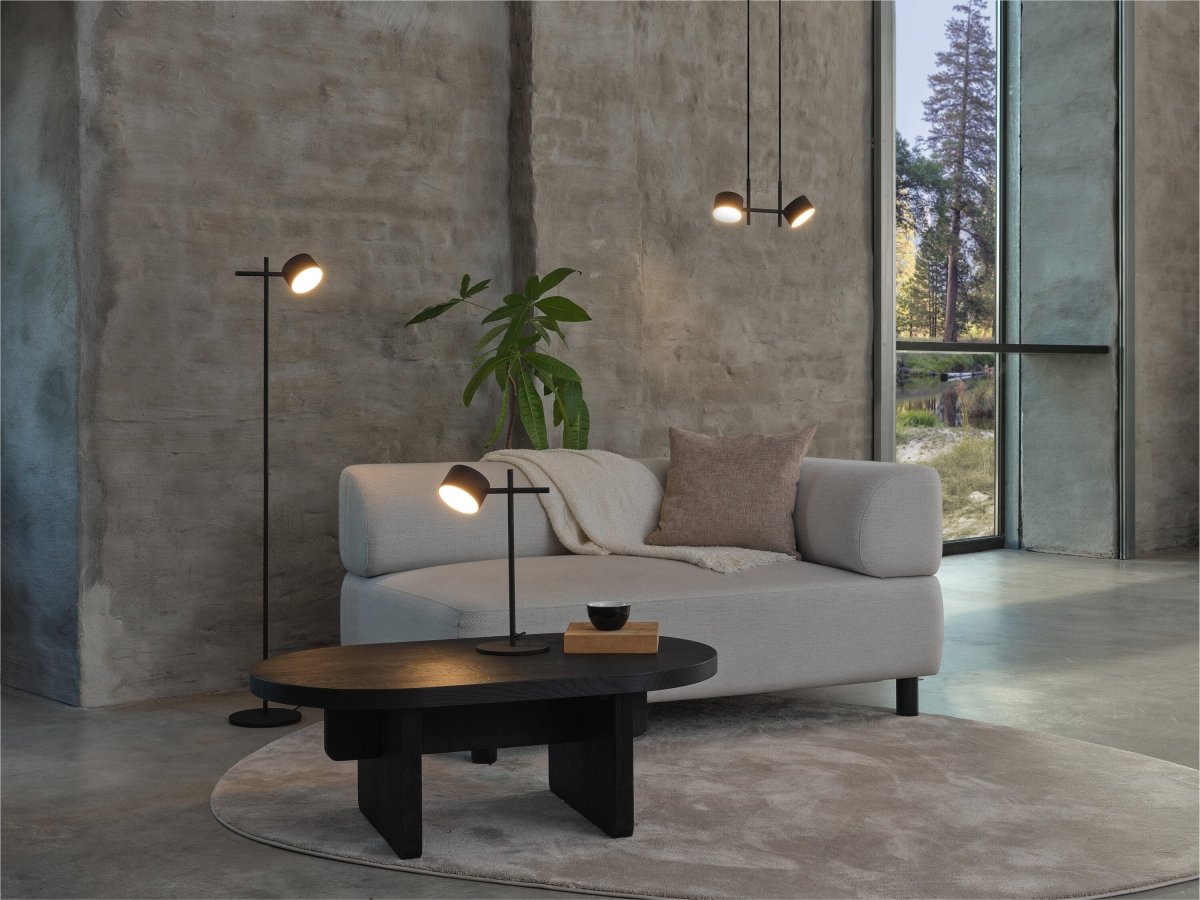 4058075846661 - Stojací lampa Kyoto, 12W, Teplá bílá, Dotykové stmívání, Černá - Czechia LEDVANCE e - shop