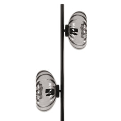 4058075850064 - Stojací lampa Smoke Glass, 2x E14, Černá - Czechia LEDVANCE e - shop
