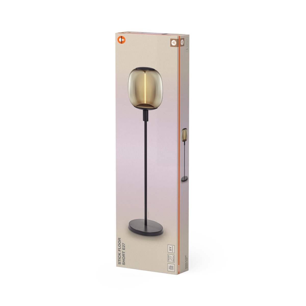 4099854440403 - Stojací svítidlo Decor Stick, krátké, E27, tmavě šedé - Stojací lampa - LEDVANCE e - shop