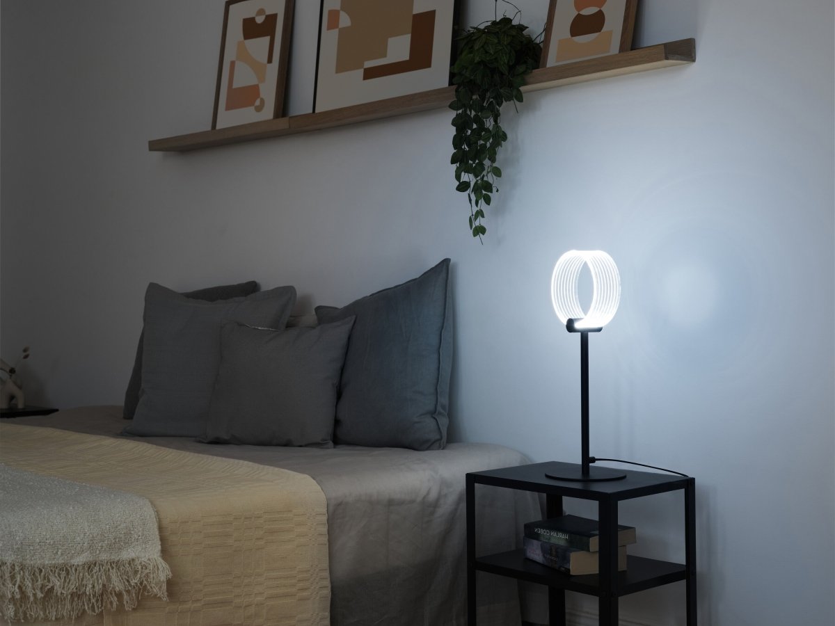 4058075847347 - Stolní lampa Circle, 8.3W, Nastavitelná bílá (ClickCCT), Černá - Czechia LEDVANCE e - shop