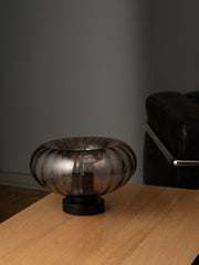 4058075850040 - Stolní lampa Smoke Glass, 1x E27, Černá - Czechia LEDVANCE e - shop