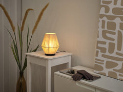 4058075848009 - Stolní lampa Stripes, 1x E14, Béžová - Czechia LEDVANCE e - shop