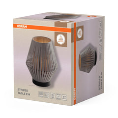 4058075848108 - Stolní lampa Stripes, 1x E14, Tmavě šedá - Czechia LEDVANCE e - shop