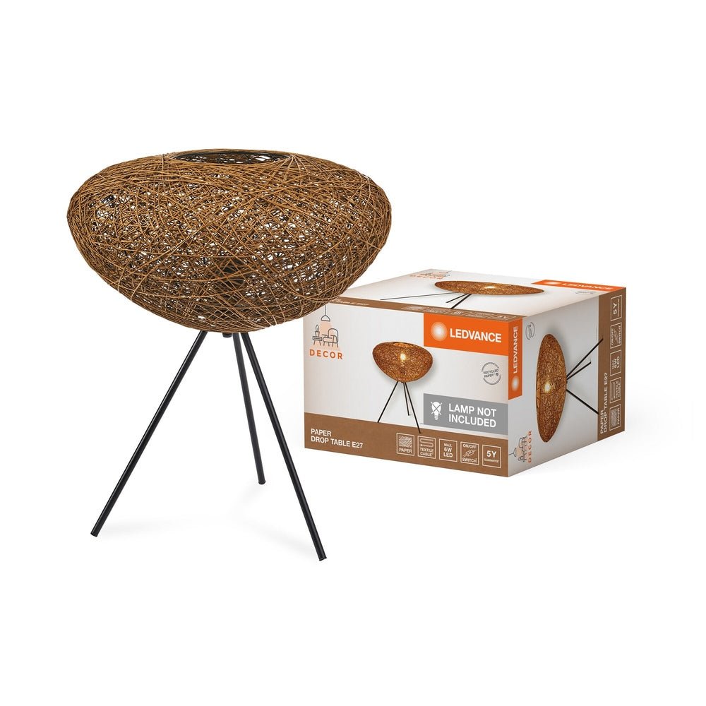 Stolní lampa z papíru E27 6W PAPER DROP TABLE