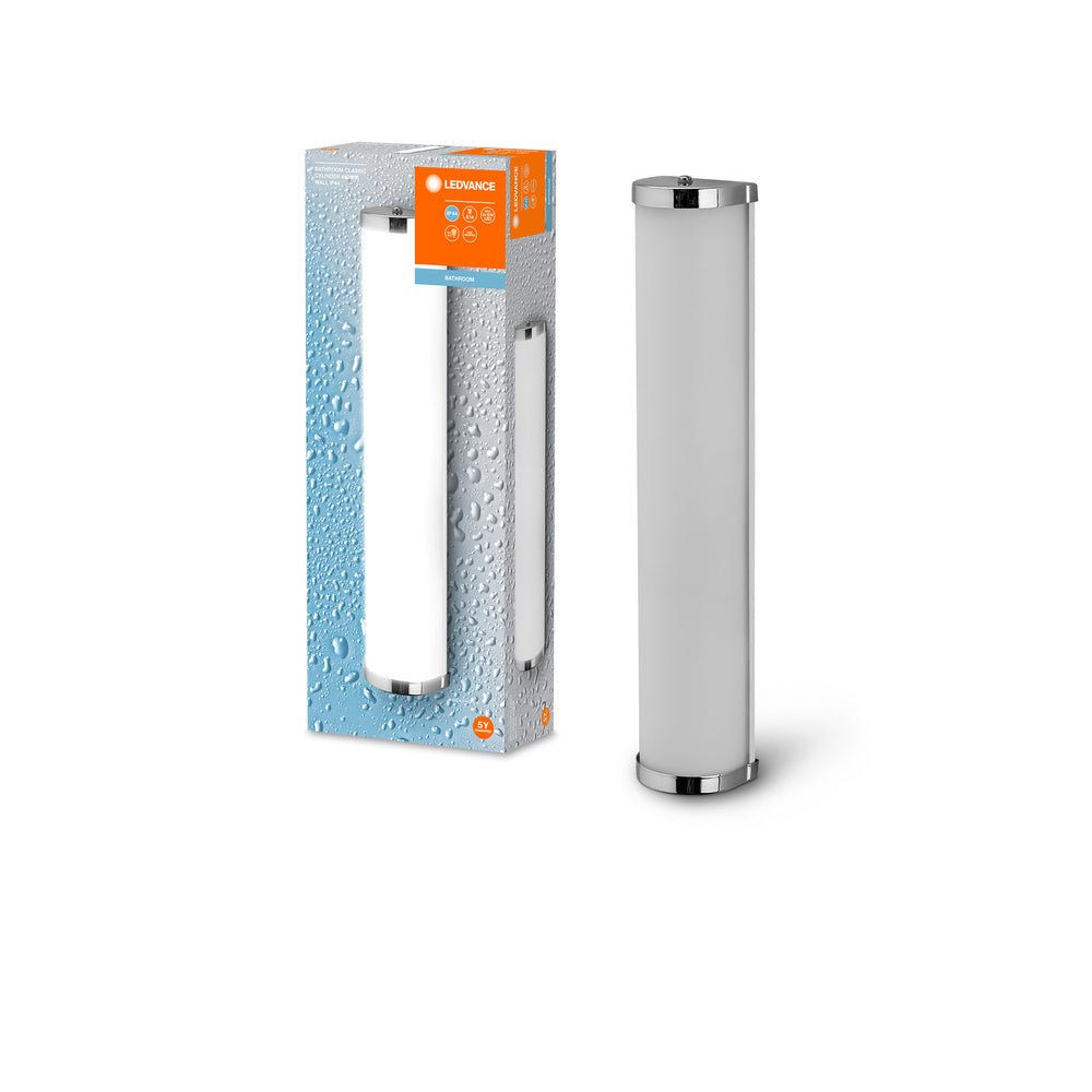 Stříbrné koupelnové LED svítidlo CYLINDER 450mm