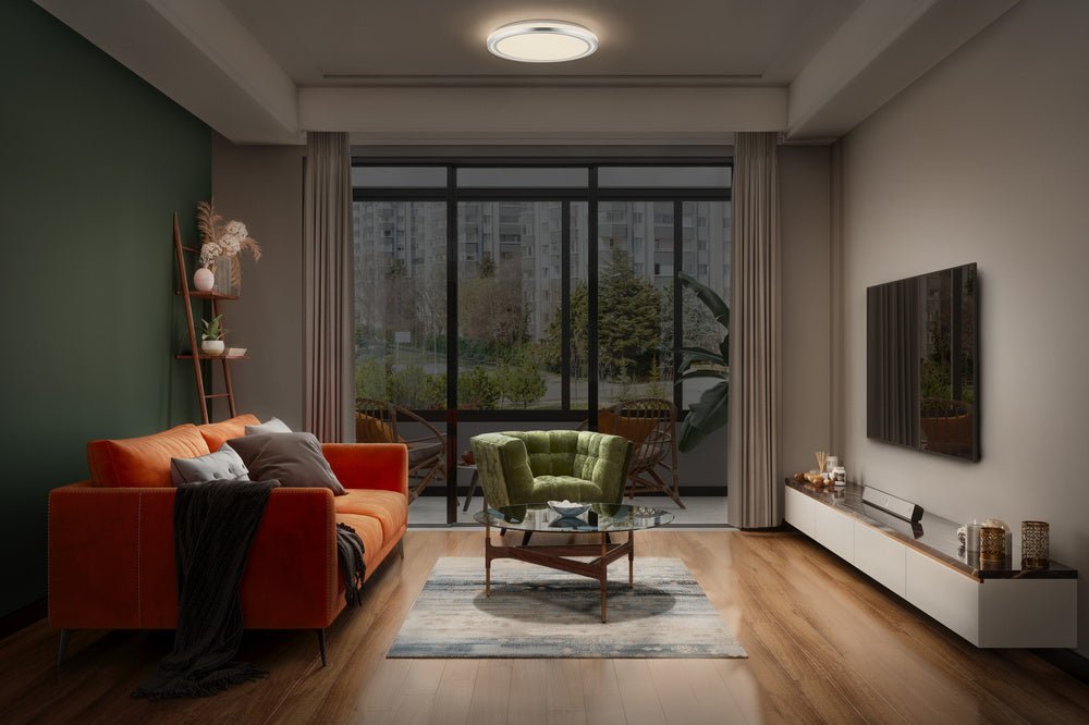 4099854283420 - Stříbrné LED stropní svítidlo 295 mm ORBIS, teplá bílá - Stropní svítidlo - LEDVANCE e - shop