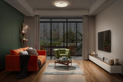 4099854448102 - Stříbrné LED stropní svítidlo 485 mm ORBIS, teplá bílá OSRAM - Stropní svítidlo - LEDVANCE e - shop