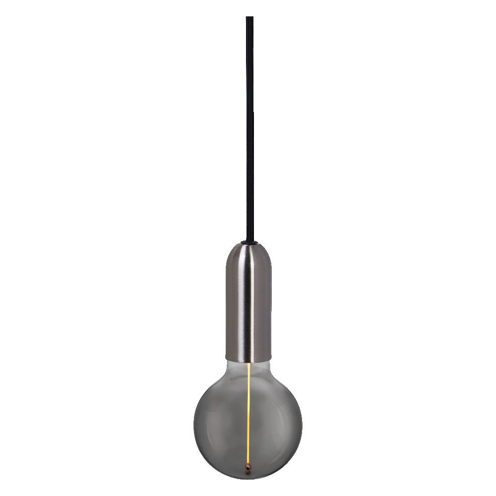 4099854092602 - Stříbrné stropní svítidlo E27 max 15 W VINTAGE ROUND - Lustr - LEDVANCE e - shop