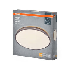 4099854447747 - Stříbrné stropní svítidlo ORBIS DUBLIN 390 mm, teplá bílá OSRAM - Stropní svítidlo - LEDVANCE e - shop