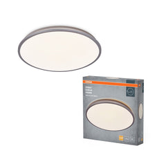 4099854447747 - Stříbrné stropní svítidlo ORBIS DUBLIN 390 mm, teplá bílá OSRAM - Stropní svítidlo - LEDVANCE e - shop