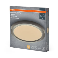 4099854604003 - Stříbrný LED Panel ORBIS 195mm 16W Click Stmívatelný, Teplá Bílá - LED Panel - Czechia LEDVANCE e - shop
