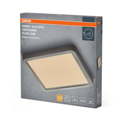 4099854604805 - Stříbrný LED Panel ORBIS 195x195mm 16W Click Stmívatelný, Teplá Bílá - LED Panel - Czechia LEDVANCE e - shop