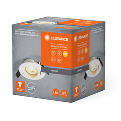 4058075572997 - Stropní LED bodovka bílá GU10 4.3W ECESS ADJ teplá bílá - Podhledové svítidlo - LEDVANCE e - shop