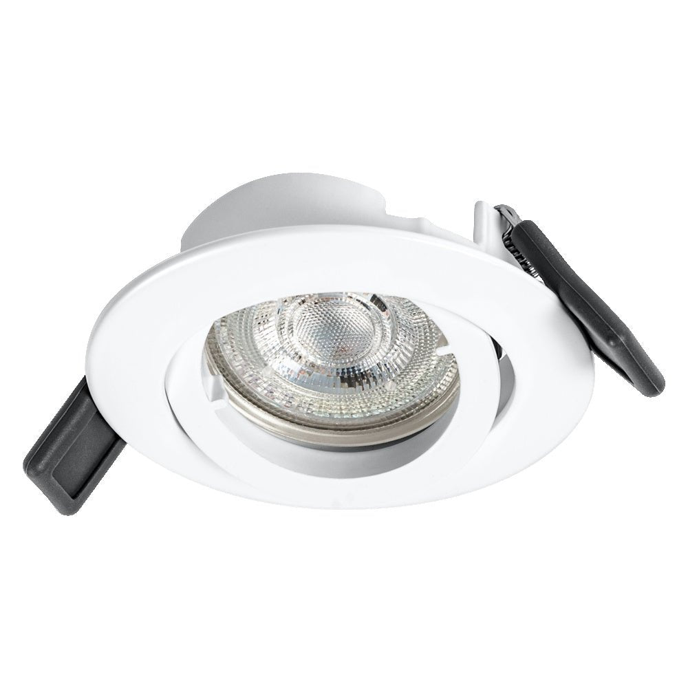 4058075572997 - Stropní LED bodovka bílá GU10 4.3W ECESS ADJ teplá bílá - Podhledové svítidlo - LEDVANCE e - shop