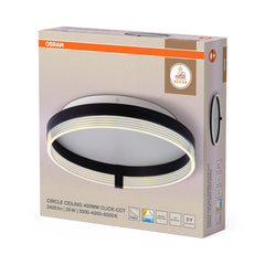 4058075847309 - Stropní svítidlo Circle 400mm, 25W, Nastavitelná bílá (ClickCCT), Černé - Czechia LEDVANCE e - shop