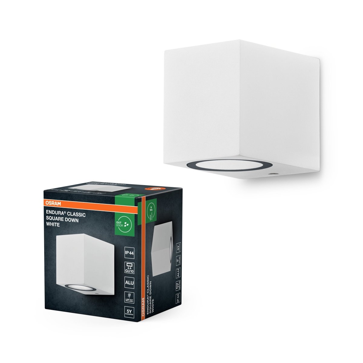 4099854447600 - Stropní svítidlo ENDURA Classic, čtvercové, Downlight, Bílá - Stropní svítidlo - LEDVANCE e - shop