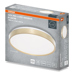 4099854653186 - Stropní svítidlo LUXO, 320mm, 18W, Denní bílá, IP20, Zlaté - Czechia LEDVANCE e - shop