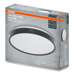 4099854651007 - Stropní svítidlo LUXO, 320mm, 18W, Studená bílá, IP20, Černé - Czechia LEDVANCE e - shop