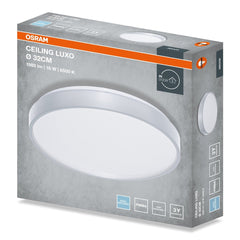4099854651656 - Stropní svítidlo LUXO, 320mm, 18W, Studená bílá, IP20, Stříbrné - Czechia LEDVANCE e - shop