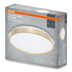 4099854653148 - Stropní svítidlo LUXO, 320mm, 18W, Studená bílá, IP20, Zlaté - Czechia LEDVANCE e - shop
