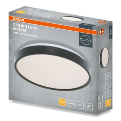 4099854650765 - Stropní svítidlo LUXO, 320mm, 18W, Teplá bílá, IP20, Černé - Czechia LEDVANCE e - shop