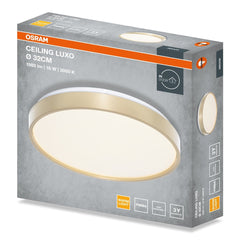 4099854652684 - Stropní svítidlo LUXO, 320mm, 18W, Teplá bílá, IP20, Zlaté - Czechia LEDVANCE e - shop