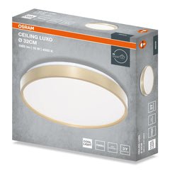 4099854653087 - Stropní svítidlo LUXO, 320mm, Denní bílá, IP20, Zlaté - Czechia LEDVANCE e - shop