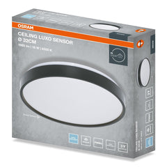 4099854651229 - Stropní svítidlo LUXO, 320mm, Studená bílá, IP20, Černé - Czechia LEDVANCE e - shop