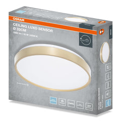 4099854653308 - Stropní svítidlo LUXO, 320mm, Studená bílá, IP20, Zlaté - Czechia LEDVANCE e - shop