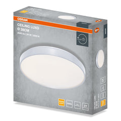 4099854652134 - Stropní svítidlo LUXO, 380mm, 24W, Teplá bílá, IP20, Stříbrné - Czechia LEDVANCE e - shop