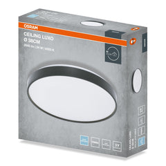 4099854651281 - Stropní svítidlo LUXO, 380mm, Studená bílá, IP20, Černé - Czechia LEDVANCE e - shop