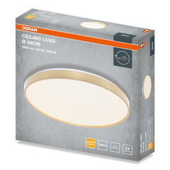 4099854653711 - Stropní svítidlo LUXO, 490mm, 36W, Teplá bílá, IP20, Zlaté - Czechia LEDVANCE e - shop