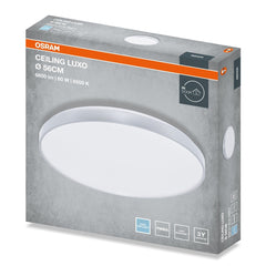 4099854652509 - Stropní svítidlo LUXO, 560mm, 60W, Studená bílá, IP20, Stříbrné - Czechia LEDVANCE e - shop