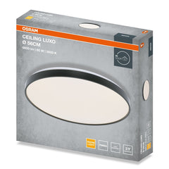 4099854651557 - Stropní svítidlo LUXO, 560mm, 60W, Teplá bílá, IP20, Černé - Czechia LEDVANCE e - shop