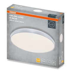 4099854652462 - Stropní svítidlo LUXO, 560mm, 60W, Teplá bílá, IP20, Stříbrné - Czechia LEDVANCE e - shop