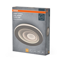 4099854613173 - Stropní svítidlo Orbis Spiral Oval, šedá, teplá bílá, 360 mm - Stropní svítidlo - Czechia LEDVANCE e-shop