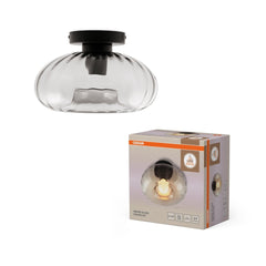 4058075850026 - Stropní svítidlo Smoke Glass, 1x E27, Černé - Czechia LEDVANCE e - shop